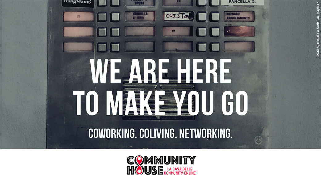 Community House è coworking, coliving, networking insieme in un unico spazio